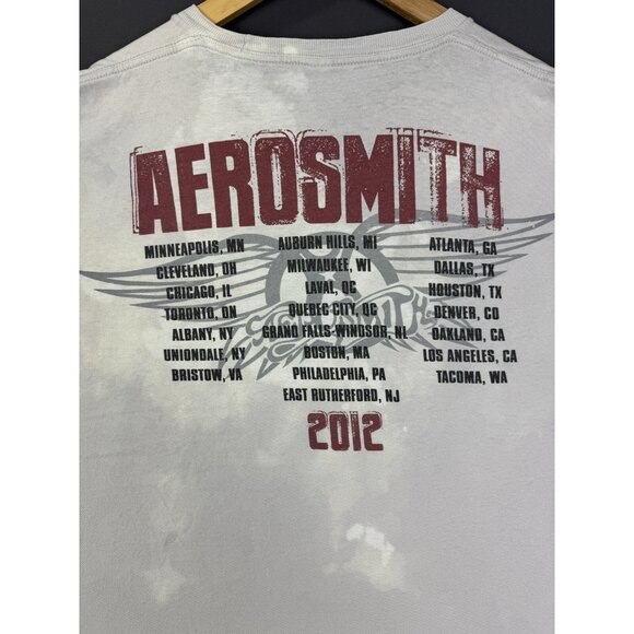 Vintage Y2K Aerosmith The Global Warming Tour Rock Concert Promo Shirt - Picture 10 of 16